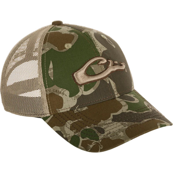 Drake Waterfowl 6 Panel Camo Mesh Back Cap