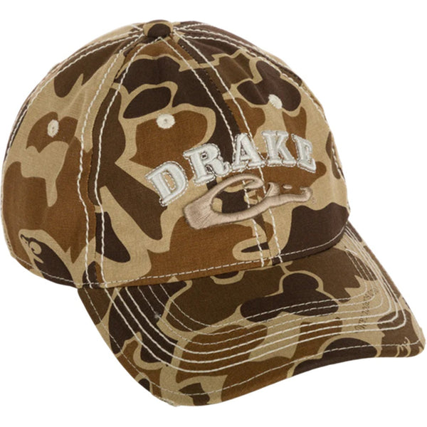 Drake Waterfowl Distressed 6-Panel Ball Cap