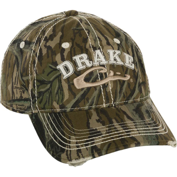 Drake Waterfowl Distressed 6-Panel Ball Cap