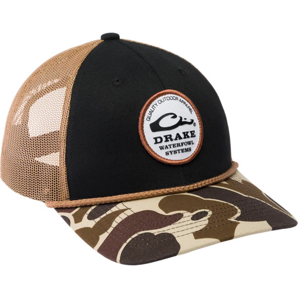 Drake Circle Badge Back Rope Cap