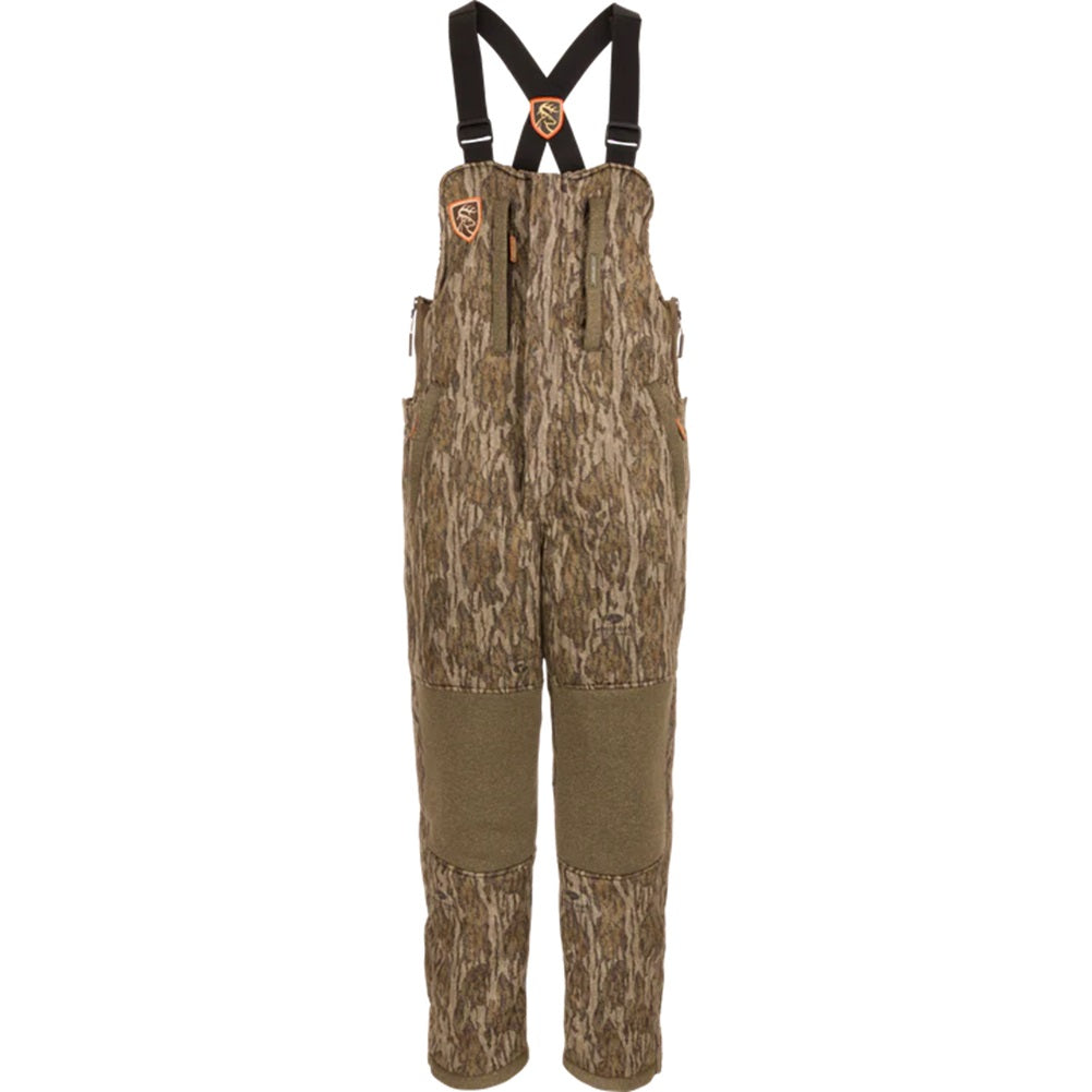 Drake Non-Typical Youth Silencer Bib with Scent Control Mossy Oak Bottomland