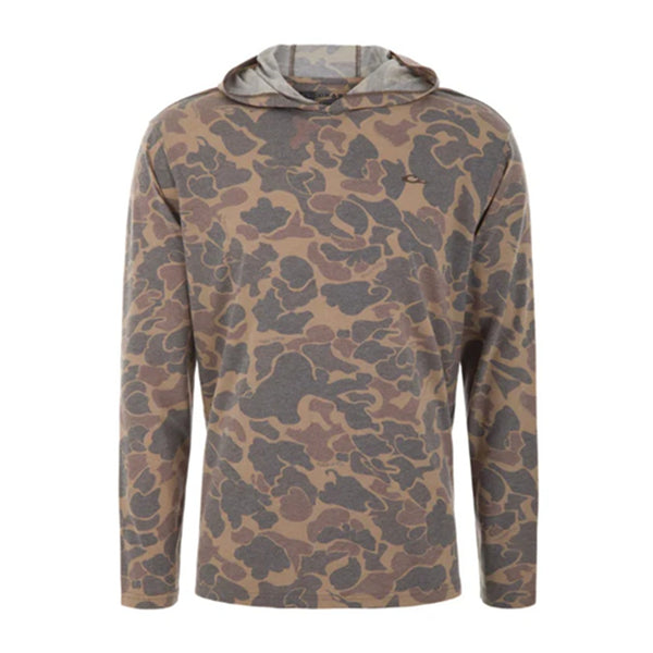 Drake Tri Blend L/S Camo Hoodie
