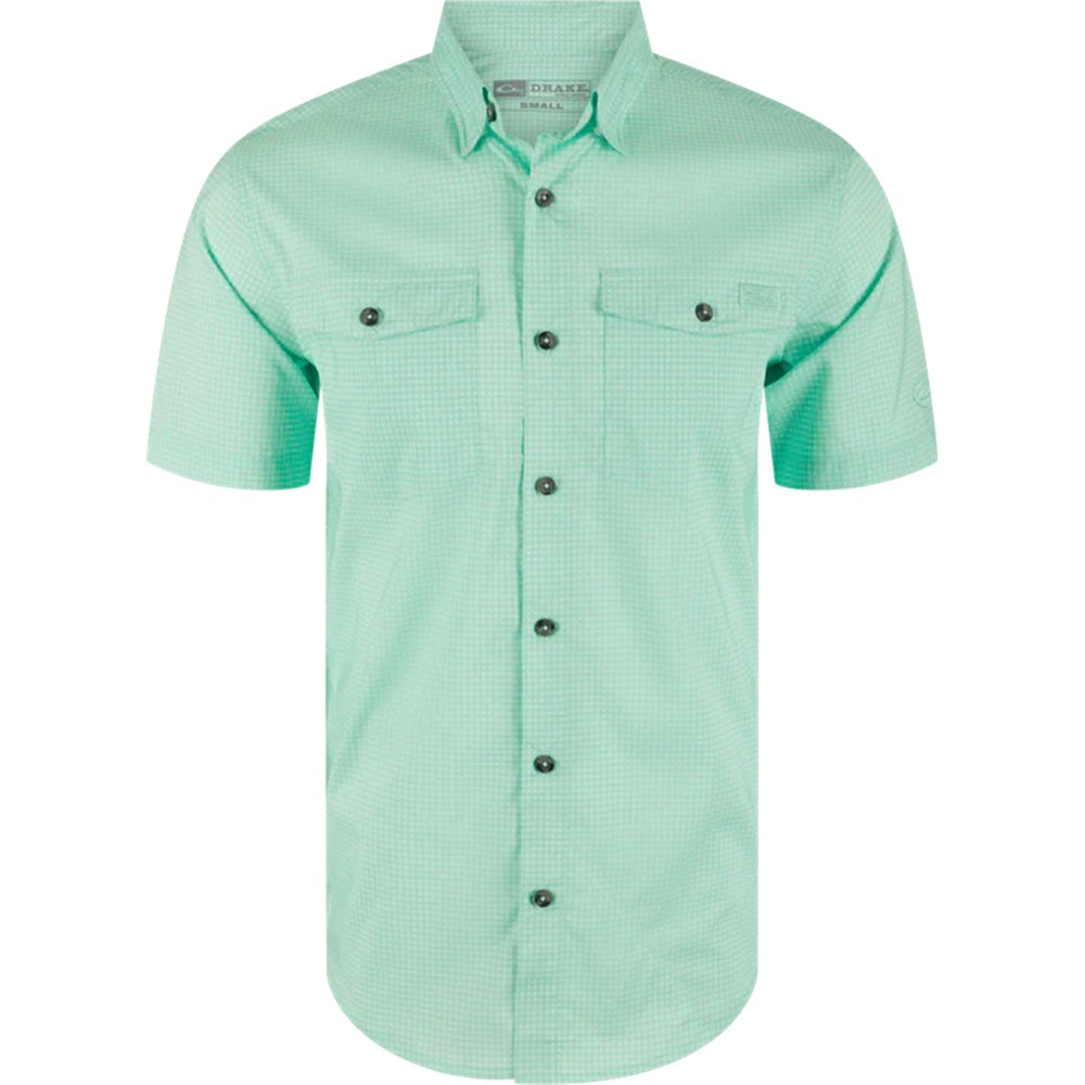 Drake Frat Gingham Check Button-Down S/S Shirt