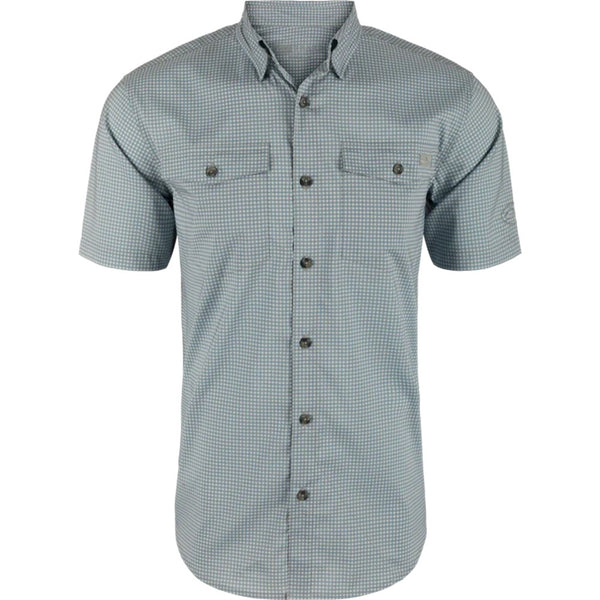 Drake Frat Gingham Check Button-Down S/S Shirt