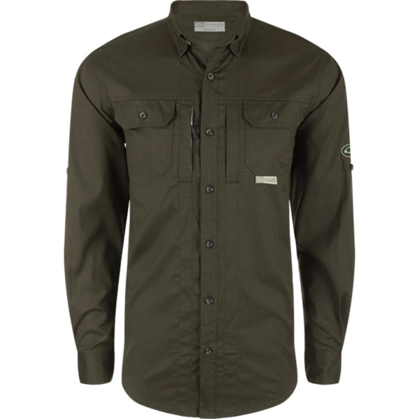 Drake Wingshooter's Trey Dobby Button-Down Long Sleeve Shirt