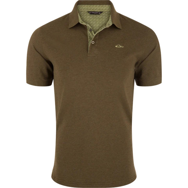 Drake Pique Logo Polo