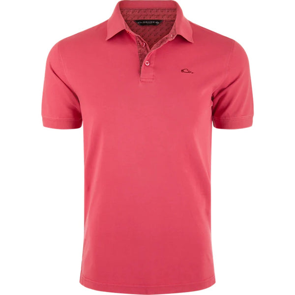 Drake Pique Logo Polo
