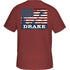 Drake Americana Scenic Flag Short Sleeve T-Shirt