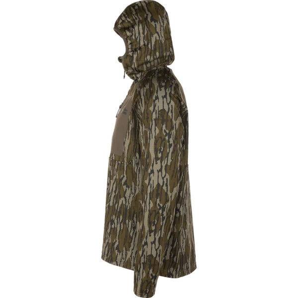 Drake Waterfowl Grid Fleece Half Zip Hoodie