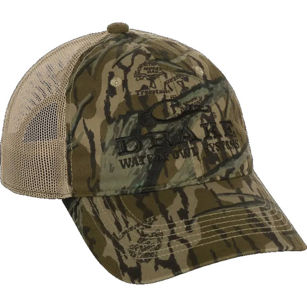 Drake Waterfowl Logo Mesh Back Camo Cap