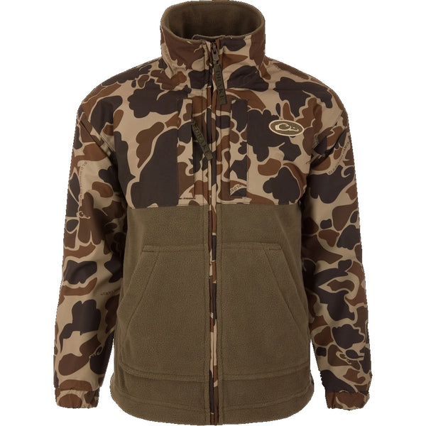Drake Waterfowl MST Youth Eqwader Full Zip Jacket