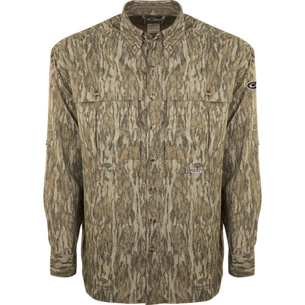 Drake Waterfowl EST Camo Flyweight Wingshooter's L/S Shirt