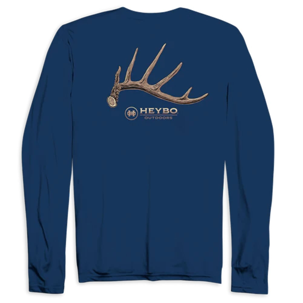 Heybo Shed Long Sleeve T-Shirt Navy