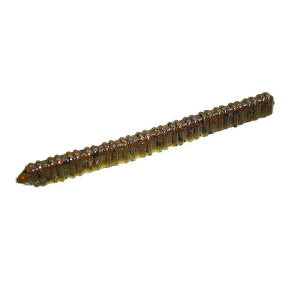 Zoom Centipede 4 inch Finesse Worm Green Pumpkin Red