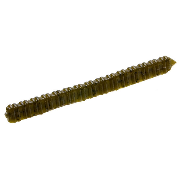 Zoom 4 Inch Centipede Finesse Worm Green Pumpkin