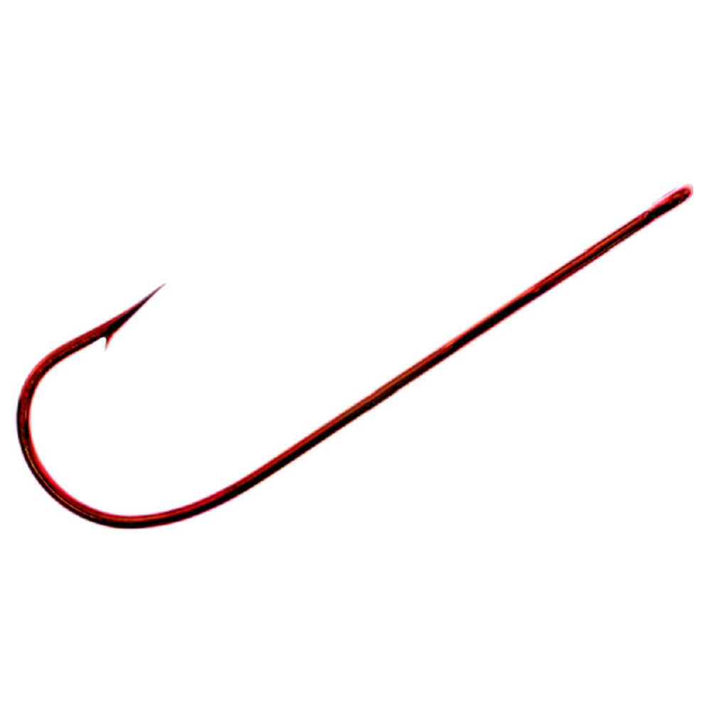 Tru-Turn Blood Red Aberdeen Panfish Hooks 50-Pack