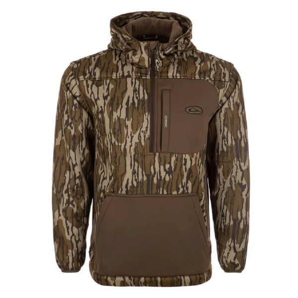 Drake Waterfowl MST Endurance Hoodie with Kangaroo Pouch Mossy Oak Original Bottomland