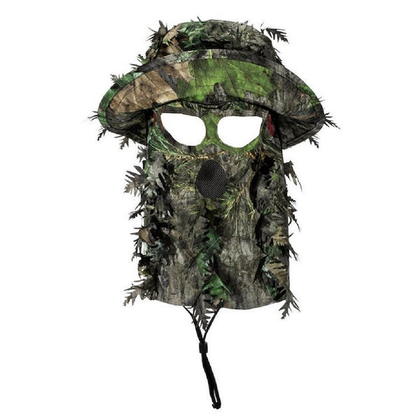 QuikCamo 3D Leafy Camo Bucket Hat with Face Concealment