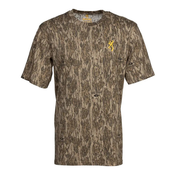 Browning Wasatch Short Sleeve T-Shirt Mossy Oak Bottomland