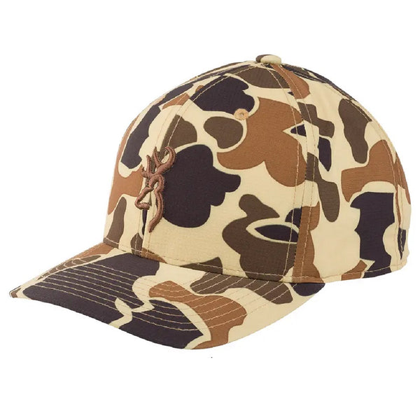 Browning Cupped Up Vintage Tan Cap