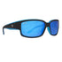 Calcutta Blackjack Sunglasses Matte Black/Blue Backspray Frame Blue Mirror Lens