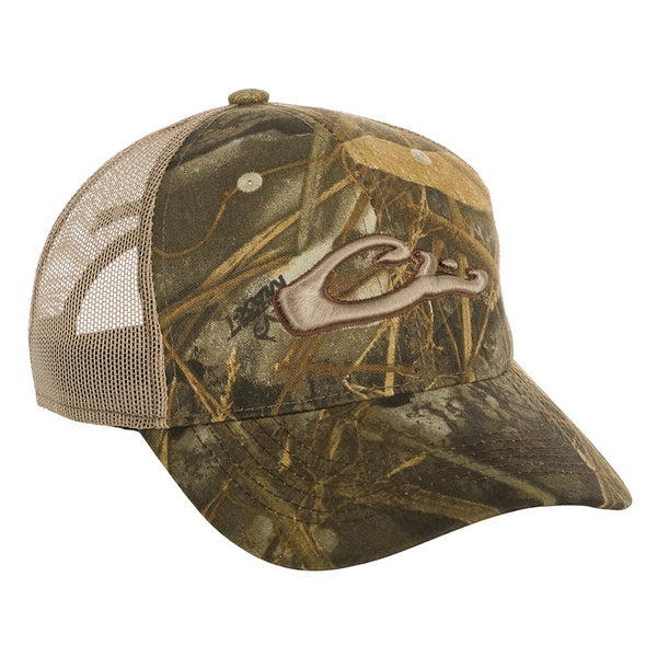 Drake Waterfowl 6 Panel Camo Mesh Back Cap