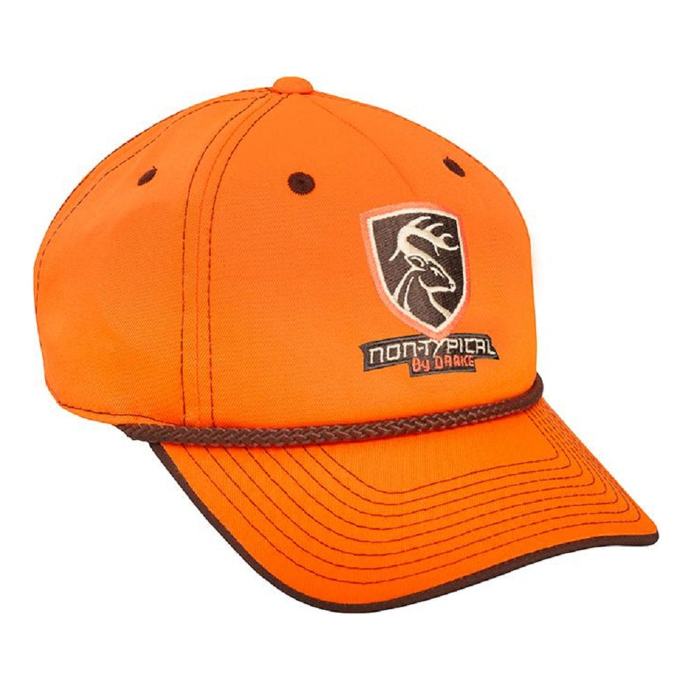 Drake Non-Typical Five Panel Blaze Orange Cap