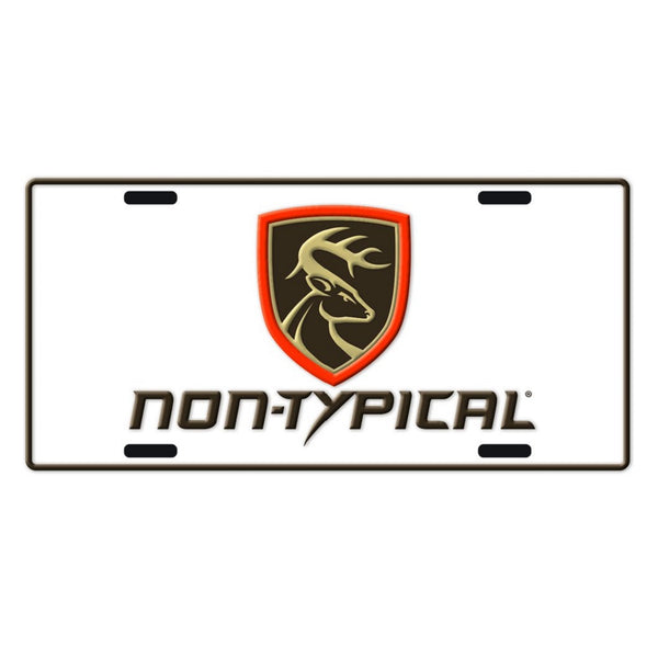 Drake Non-Typical Logo License Plate Tag