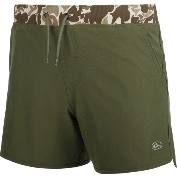 Drake Youth Commando Lined Volley Short 5