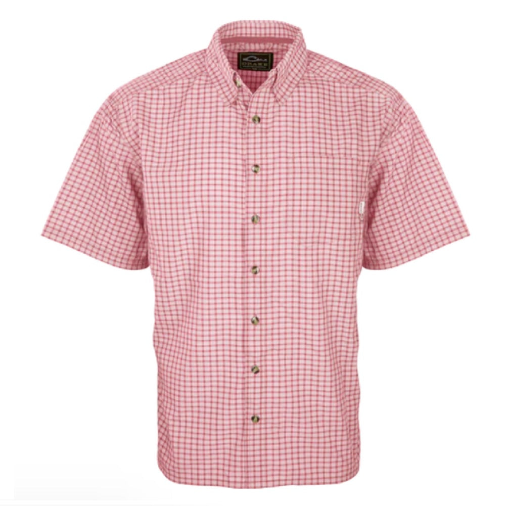Drake Waterfowl Featherlite Check S/S Shirt