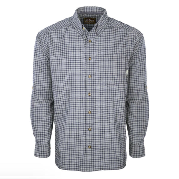 Drake Waterfowl Featherlite Check L/S Shirt