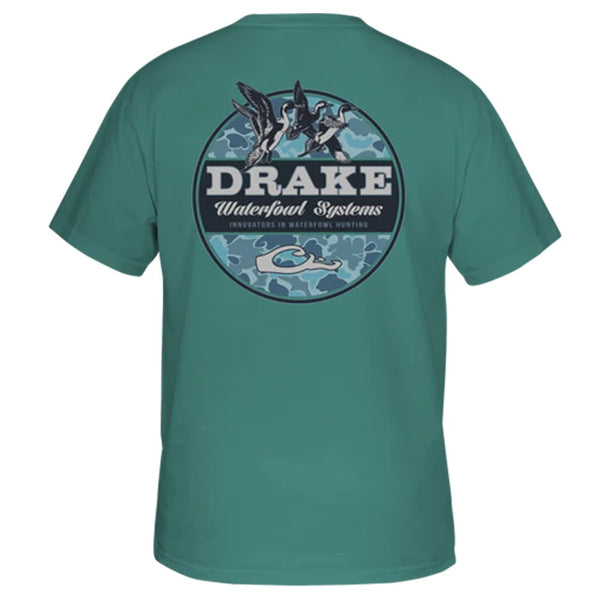 Drake Waterfowl Youth Old School Circle S/S T-Shirt