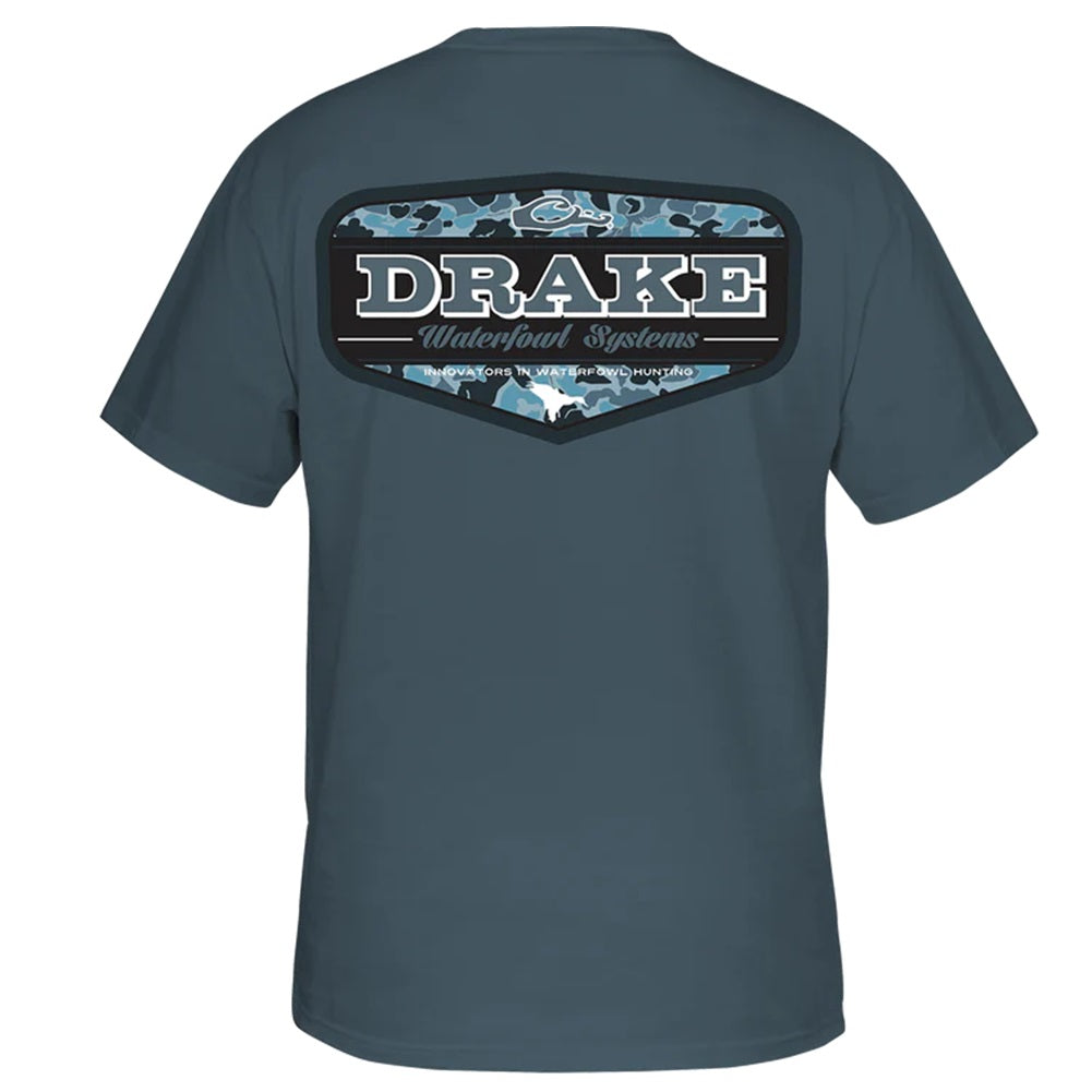 Drake Waterfowl Youth Old School Badge Short Sleeve T-Shirt