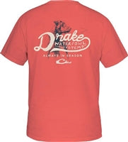 Drake Waterfowl Lab Always In Season S/S T-Shirt