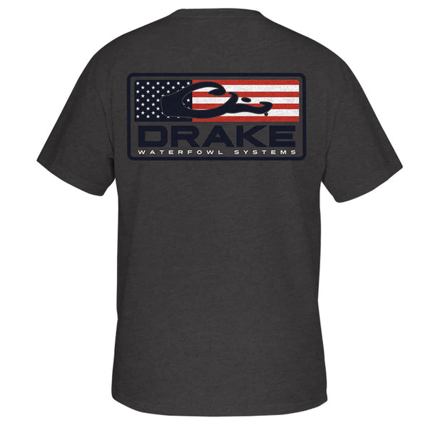Drake Waterfowl Patriotic Bar S/S T-Shirt