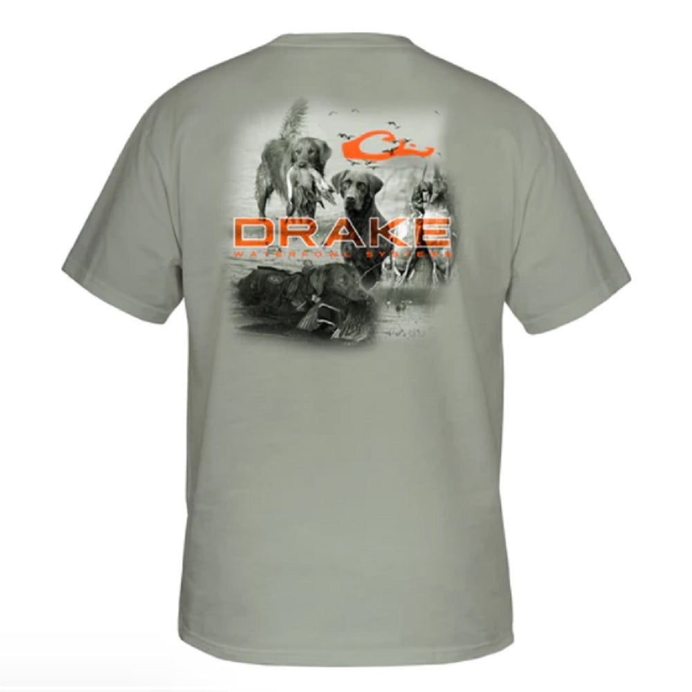 Drake Waterfowl 3 Dogs S/S T-Shirt