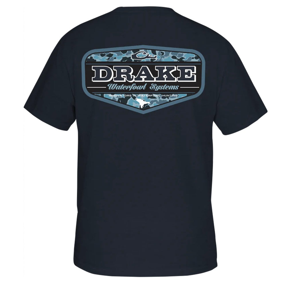 Drake Waterfowl Old School Badge S/S T-Shirt
