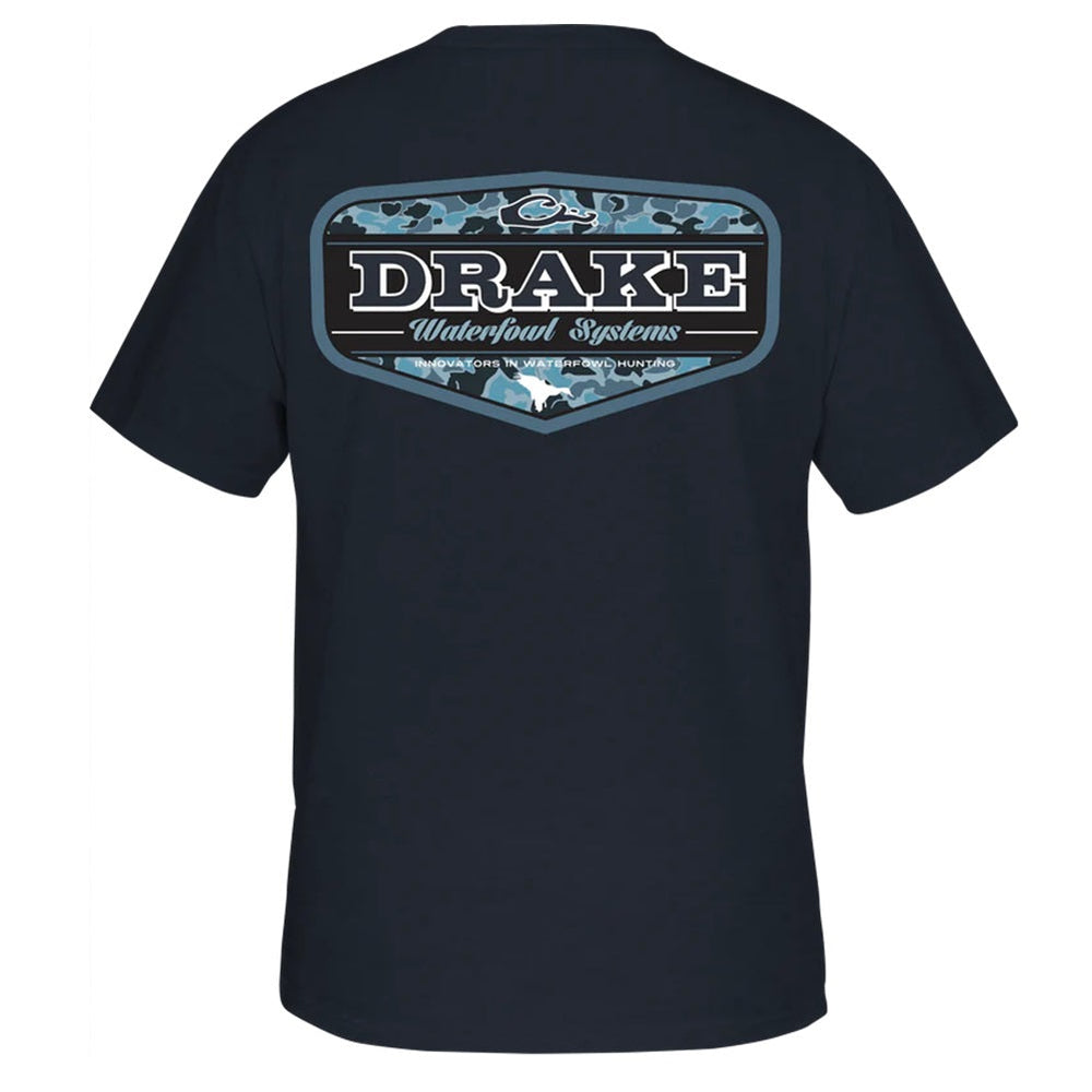 Drake Waterfowl Old School Badge S/S T-Shirt