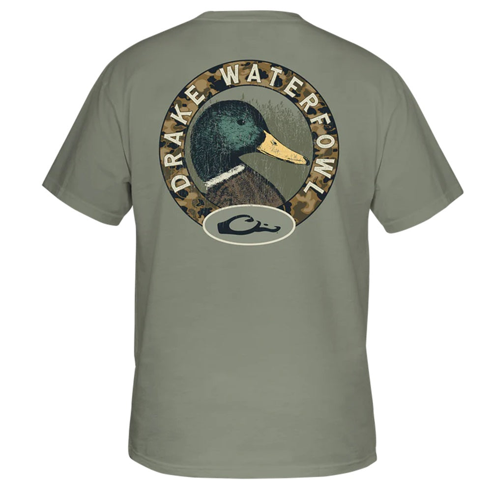 Drake Mallard Circle Short Sleeve T-Shirt