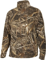 Drake Waterfowl Men's Camp Fleece Camo 1/4 Zip Pullover Max-5