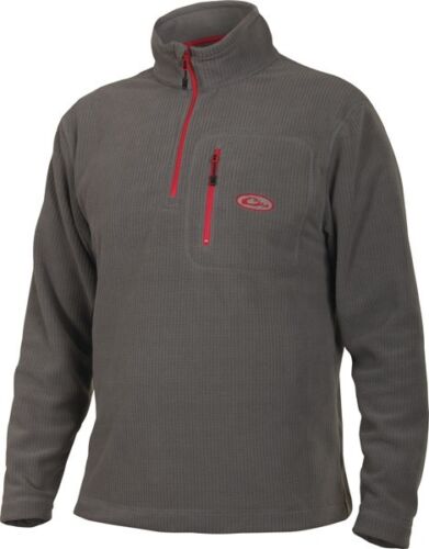 Drake Waterfowl Systems Square Check Camp Fleece 1/4 Zip Pullover