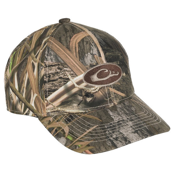 Drake Waterfowl Oval Logo Cotton Camo Cap