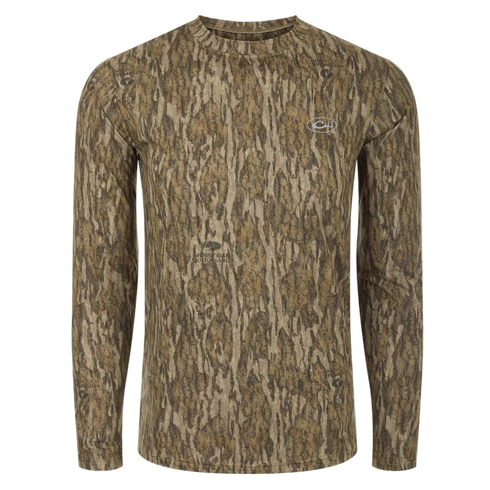 Drake Waterfowl Youth EST Camo Performance L/S Crew