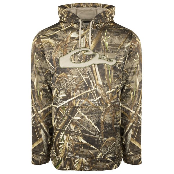 Drake Waterfowl Performance Camo Logo Hoodie