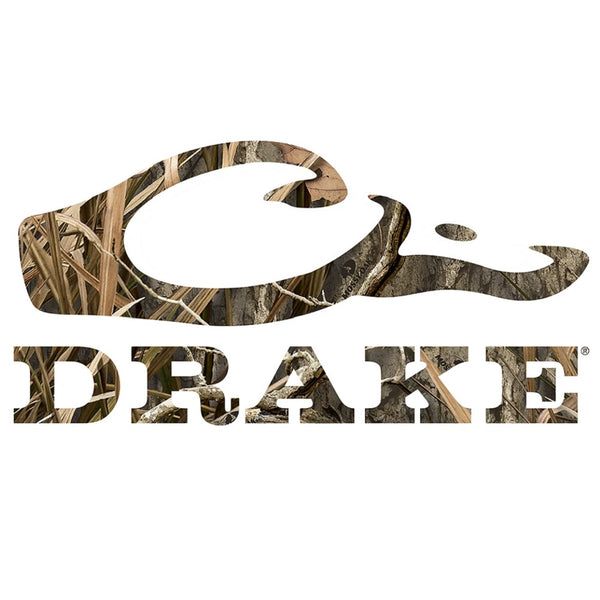 Drake Waterfowl Camo Logo Decal
