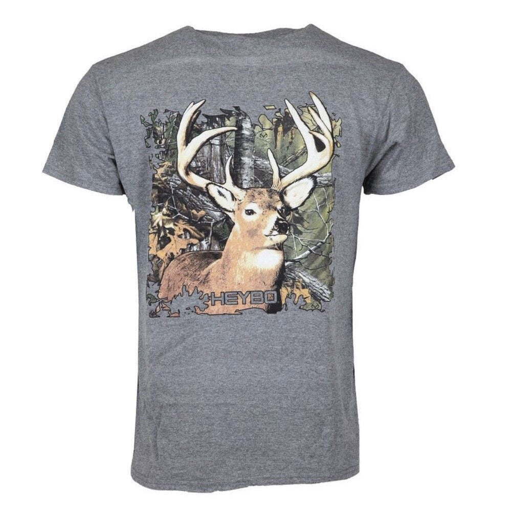 Heybo 10 Point Short Sleeve T-Shirt Gray