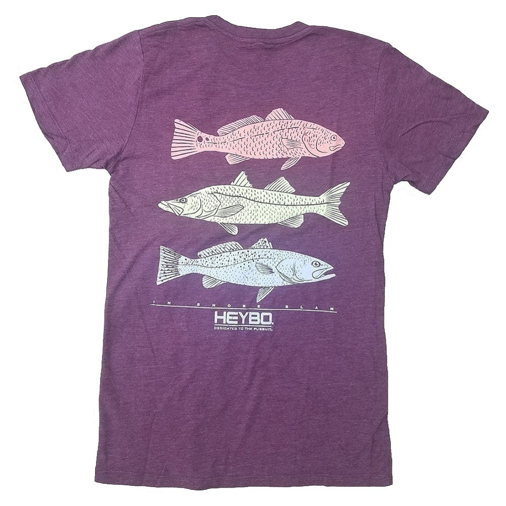 Heybo Inshore Slam Tri-Blend S/S T-Shirt