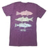 Heybo Inshore Slam Tr-Blend Short Sleeve T-Shirt Maroon Heather
