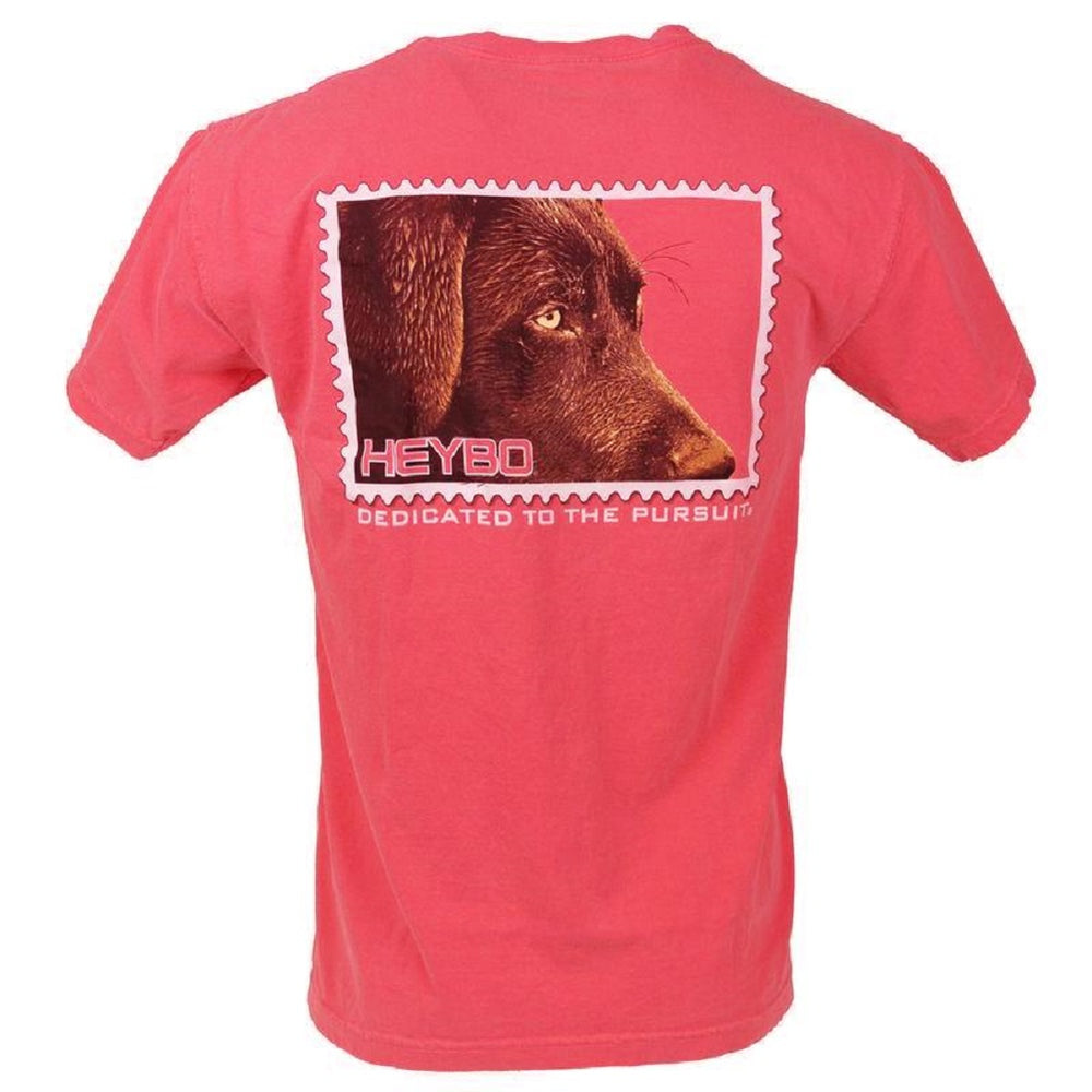 Heybo Choco SS Pocket T-Shirt Coral