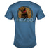 Heybo Waiting Lab Short Sleeve T-Shirt Slate Blue
